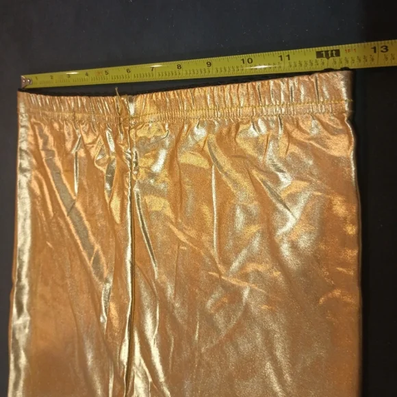 Gold leggings men women who ever - Picture 2 of 5